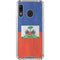 Haitian Flag Distressed Galaxy A30 Clear Case